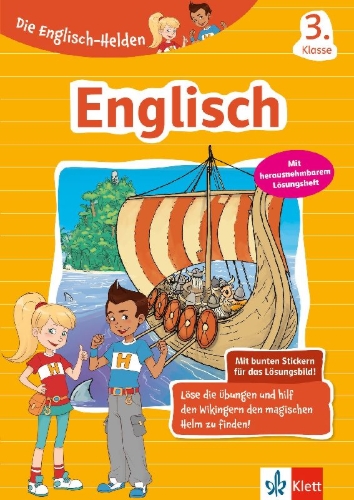 Buchcover und Innenansicht für das Buch: Die Englisch-Helden Englisch 3. Klasse