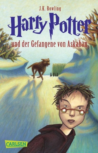 Buchcover und Innenansicht für das Buch: Harry Potter and the Prisoner of Azkaban