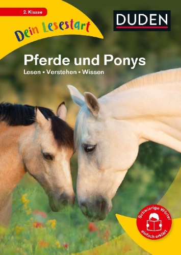 Buchcover und Innenansicht für das Buch: Dein Lesestart - Pferde und Ponys