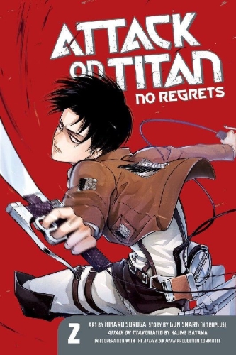 Buchcover und Innenansicht für das Buch: Attack on Titan: No Regrets 2