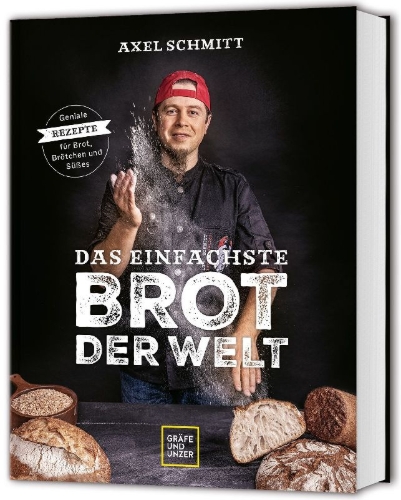 Buchcover und Innenansicht für das Buch: Das einfachste Brot der Welt