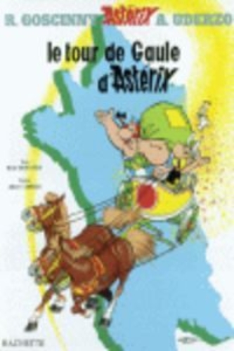 Buchcover und Innenansicht für das Buch: Asterix Tour de France.
