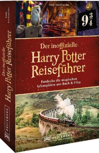 Buchcover und Innenansicht für das Buch: Der inoffizielle Harry Potter Reiseführer