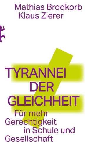 Buchcover und Innenansicht für das Buch: Tyrannei der Gleichheit