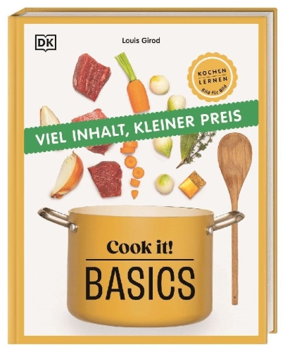 Buchcover und Innenansicht für das Buch: Cook it! Basics