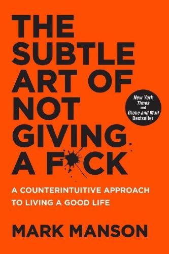Buchcover und Innenansicht für das Buch: The Subtle Art of Not Giving a F*ck
