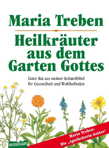 Buchcover und Innenansicht für das Buch: Heilkräuter aus dem Garten Gottes