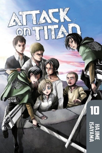 Buchcover und Innenansicht für das Buch: Attack on Titan 10
