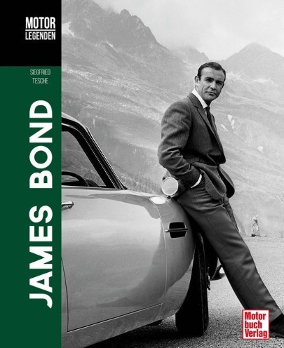 Buchcover und Innenansicht für das Buch: Motorlegenden - James Bond