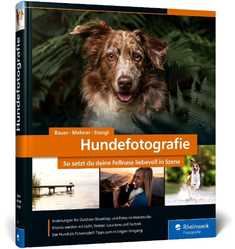 Buchcover und Innenansicht für das Buch: Hundefotografie