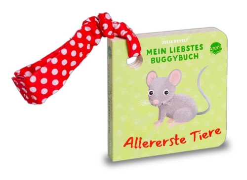 Buchcover und Innenansicht für das Buch: Mein liebstes Buggybuch. Allererste Tiere