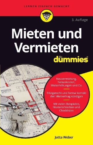 Buchcover und Innenansicht für das Buch: Mieten und Vermieten für Dummies
