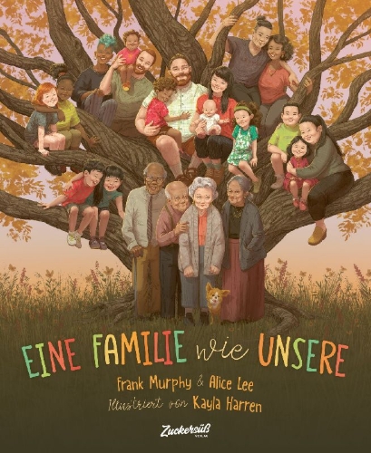 Buchcover und Innenansicht für das Buch: Eine Familie wie unsere