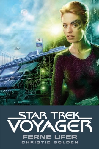 Buchcover und Innenansicht für das Buch: Star Trek - Voyager: Ferne Ufer