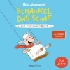 Buchcover und Innenansicht für das Buch: Schaukel das Schaf - Ein Mitmachbuch zum Schütteln, Schaukeln, Pusten, Klopfen und sehen, was dann passiert. Von 2 bis 4 Jahren