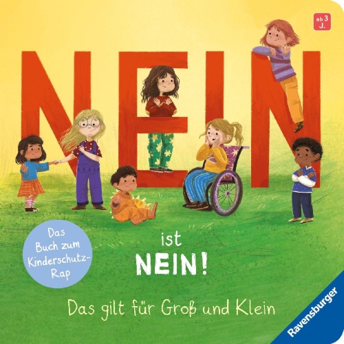 Buchcover und Innenansicht für das Buch: Nein ist Nein! Das gilt für Groß und Klein