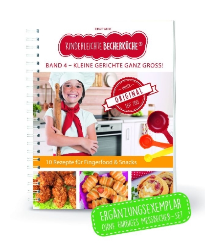 Buchcover und Innenansicht für das Buch: Kinderleichte Becherküche - Kleine Gerichte ganz groß!