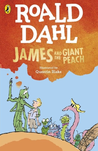 Buchcover und Innenansicht für das Buch: James and the Giant Peach
