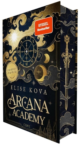 Buchcover und Innenansicht für das Buch: Arcana Academy 1