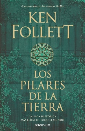 Buchcover und Innenansicht für das Buch: Los pilares de la tierra