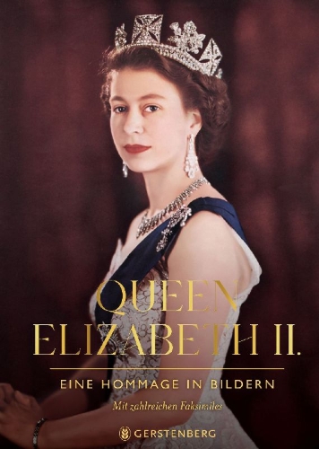 Buchcover und Innenansicht für das Buch: Queen Elizabeth II - An illustrated treasury