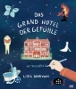 Buchcover und Innenansicht für das Buch: Das Grand Hotel der Gefühle Mitmachbuch