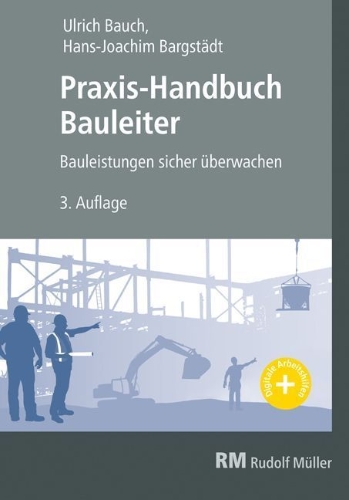 Buchcover und Innenansicht für das Buch: Praxis-Handbuch Bauleiter