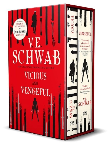 Buchcover und Innenansicht für das Buch: Vicious and Vengeful Slipcase