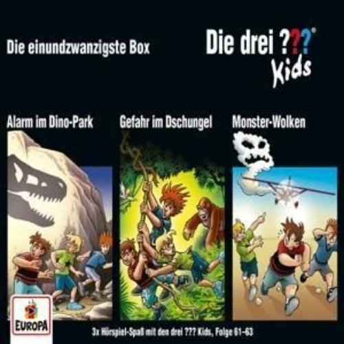 Buchcover und Innenansicht für das Buch: Die drei ??? Kids - 3er Box 21. Folgen 61-63