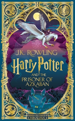Buchcover und Innenansicht für das Buch: Harry Potter and the Prisoner of Azkaban: MinaLima Edition