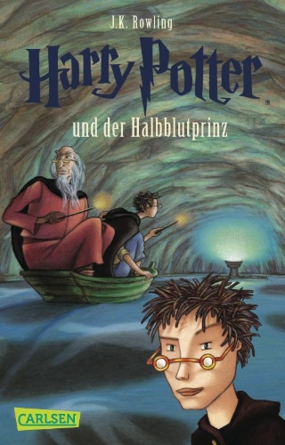 Buchcover und Innenansicht für das Buch: Harry Potter and the Half-Blood Prince