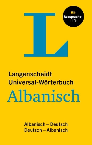 Buchcover und Innenansicht für das Buch: Langenscheidt Universal-Wörterbuch Albanisch