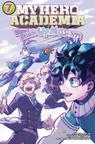 Buchcover und Innenansicht für das Buch: My Hero Academia: Team-Up Missions, Vol. 7