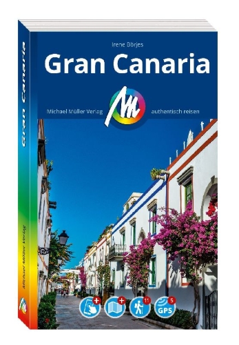 Buchcover und Innenansicht für das Buch: MICHAEL MÜLLER REISEFÜHRER Gran Canaria