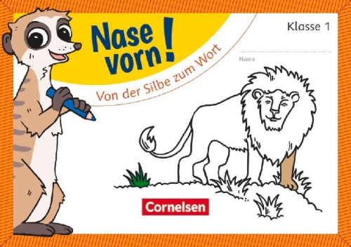 Buchcover und Innenansicht für das Buch: Nase vorn! - Erstlesen 1. Schuljahr - Von der Silbe zum Wort