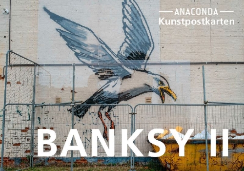 Buchcover und Innenansicht für das Buch: Postkarten-Set Banksy II