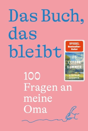 Buchcover und Innenansicht für das Buch: Das Buch, das bleibt