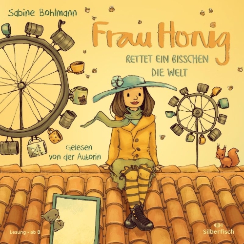 Buchcover und Innenansicht für das Buch: Frau Honig: Frau Honig rettet ein bisschen die Welt