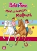 Buchcover und Innenansicht für das Buch: Bibi & Tina: Mein schönstes Malbuch