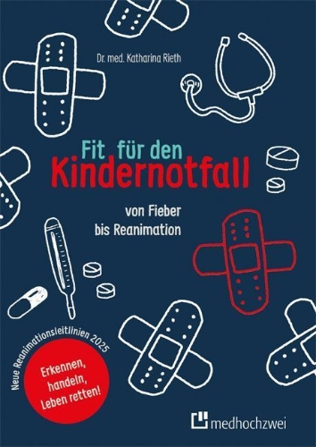 Buchcover und Innenansicht für das Buch: Fit für den Kindernotfall