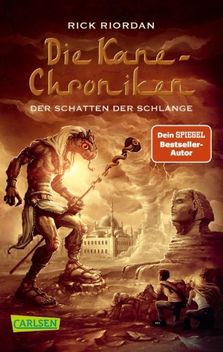 Buchcover und Innenansicht für das Buch: The Serpent's Shadow - The Kane Chronicles, Book Three