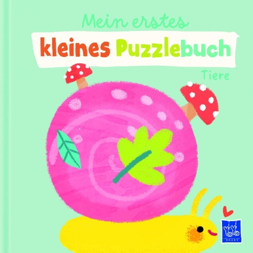 Buchcover und Innenansicht für das Buch: Mein erstes kleines Puzzlebuch - Tiere