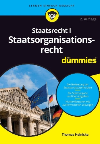 Buchcover und Innenansicht für das Buch: Staatsrecht I Staatsorganisationsrecht für Dummies