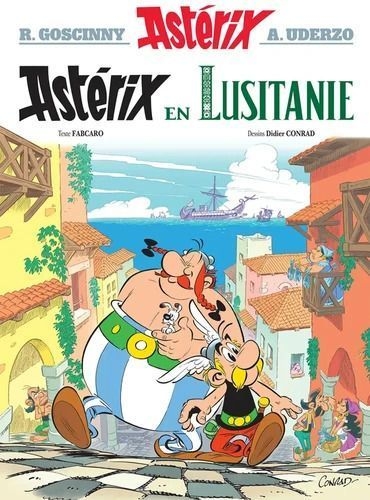 Buchcover und Innenansicht für das Buch: Astérix - Astérix en Lusitanie - n°41