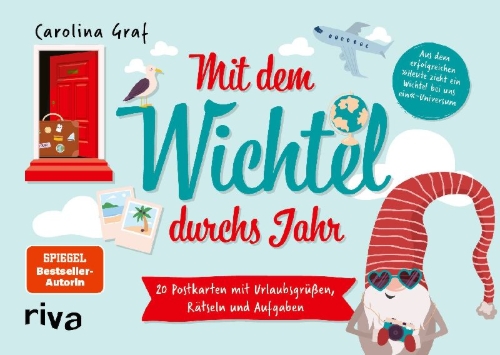 Buchcover und Innenansicht für das Buch: Mit dem Wichtel durchs Jahr