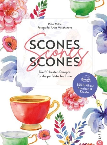 Buchcover und Innenansicht für das Buch: Scones, Scones, Scones