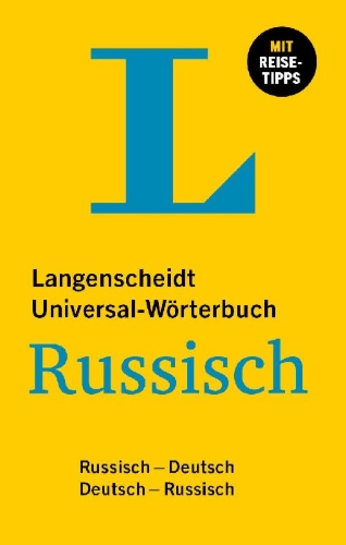 Buchcover und Innenansicht für das Buch: Langenscheidt Universal-Wörterbuch Russisch
