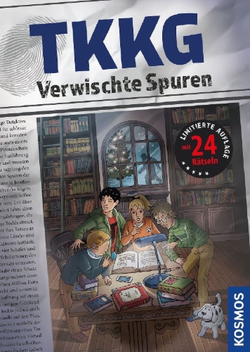 Buchcover und Innenansicht für das Buch: TKKG, Verwischte Spuren