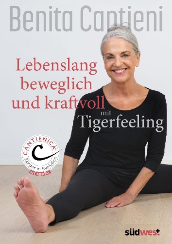 Buchcover und Innenansicht für das Buch: Lebenslang beweglich und kraftvoll mit Tigerfeeling