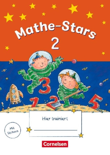 Buchcover und Innenansicht für das Buch: Mathe-Stars 2. Schuljahr. Übungsheft mit Lösungsheft